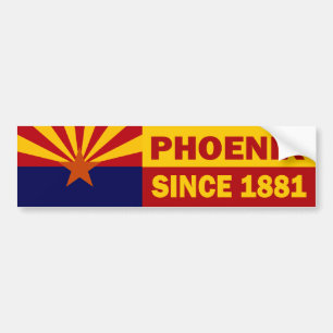 Adesivo Para Carro Phoenix, autocolante no vidro traseiro da arizona