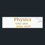 Adesivo Para Carro physics<br><div class="desc">Funny items</div>