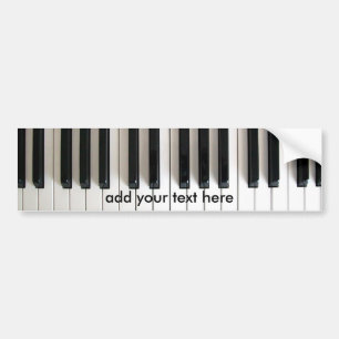Adesivo Para Carro piano musical