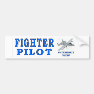 Adesivo Para Carro PILOTO DE COMBINAÇÃO A-10 THunderBOLT II