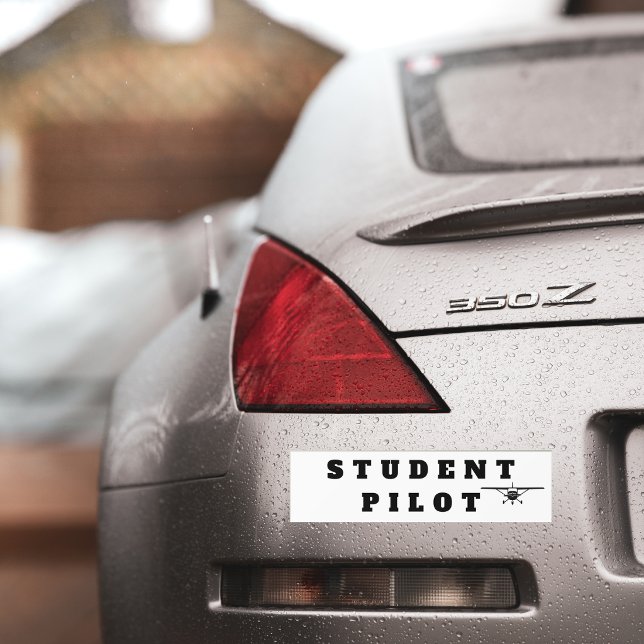 Adesivo Para Carro Piloto Estudante Avião Simples Aviação personaliza (Criador carregado)