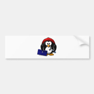 Adesivo Para Carro Pinguim da construção