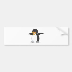 Adesivo Para Carro Pinguim de imperador feliz