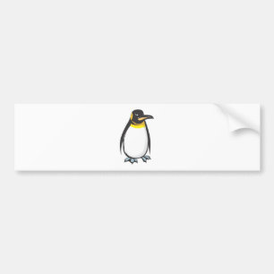 Adesivo Para Carro Pinguim de imperador sério
