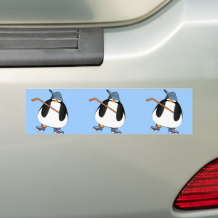 Adesivo Para Carro Pinguim Hockey