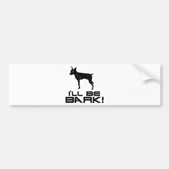 Adesivo Para Carro Pinscher diminuto (Frente)