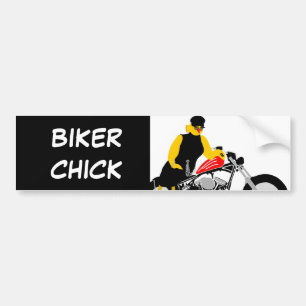 Adesivo Para Carro PINTINHO BIKER sentado em sua moto