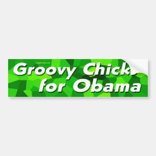 Adesivo Para Carro Pintinhos Groovy para Barack Obama