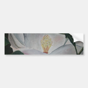 Adesivo Para Carro pintura a óleo da flor da magnólia