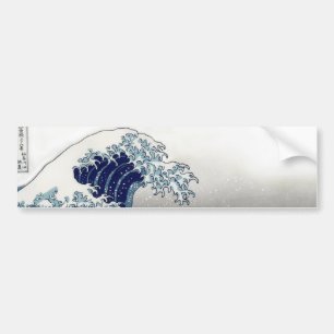 Adesivo Para Carro PixDezines Vintage, Excelente Wave, Hokusai 葛 