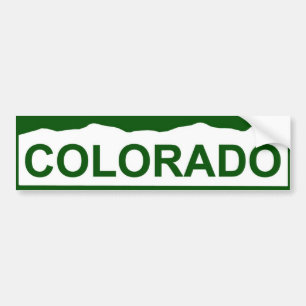 Adesivo Para Carro placa de Colorado nova - COLORADO