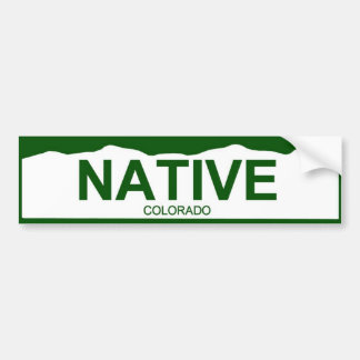 Adesivo Para Carro placa de Colorado nova - NATIVO