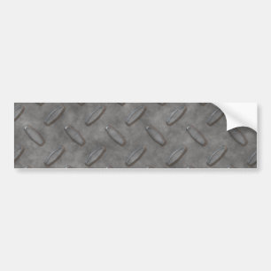 Adesivo Para Carro Placa do diamante do cinza de prata Textured