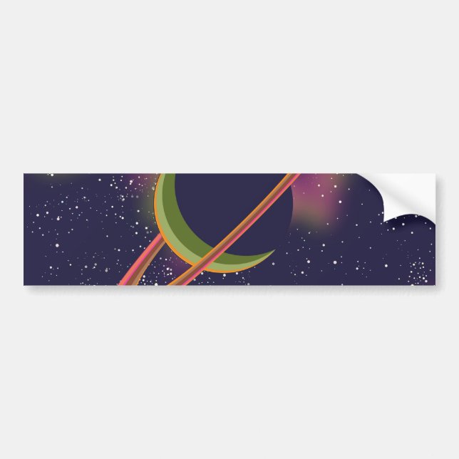 Adesivo Para Carro Planetas e estrelas (Frente)