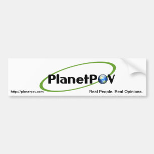 Adesivo Para Carro PlanetPOV - autocolante no vidro traseiro #1