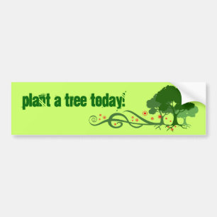 Adesivo Para Carro Plante uma árvore hoje!