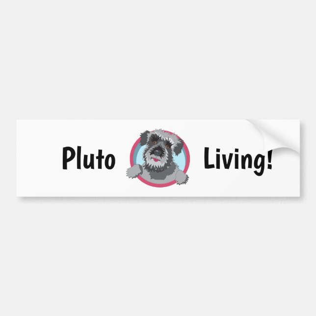 Adesivo Para Carro Plug-Living Bumper Sticker (Frente)