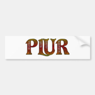 Adesivo Para Carro PLUR (fogo)