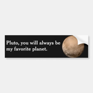 Adesivo Para Carro Pluto, meu planeta favorito - NASA de New Horizons