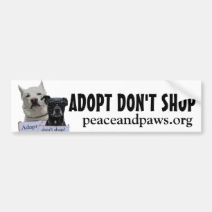 Adesivo Para Carro PNP Adopt não compram o autocolante no vidro