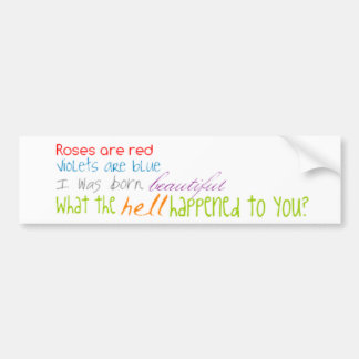 Adesivo Para Carro Poemas engraçados