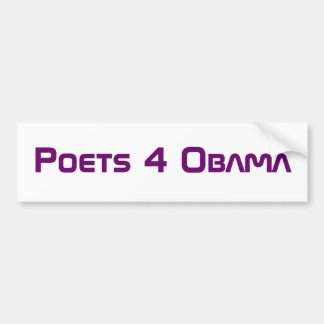 Adesivo Para Carro Poetas 4 Obama