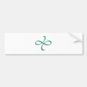 Adesivo Para Carro Poetica Flourish (azul-esverdeado)