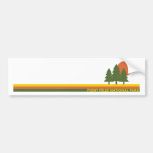 Adesivo Para Carro Point Pelee National Park Pine Trees Sun