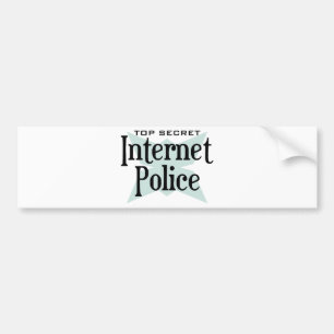 Adesivo Para Carro Polícia de Internet Secreta