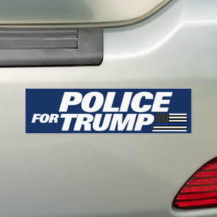 Adesivo Para Carro Polícia De Trump Blue Line Para Trump 2024