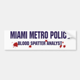 ADESIVO PARA CARRO POLÍCIA DO METRO DE MIAMI