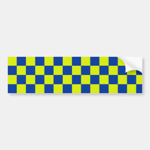 Adesivo Para Carro polícia europeia carros quadrados de cor quadrada