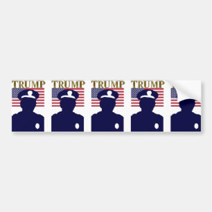 ADESIVO PARA CARRO POLÍCIA PARA TRUMP