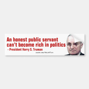 Adesivo Para Carro Políticos Ricos São Crooks Harry Truman
