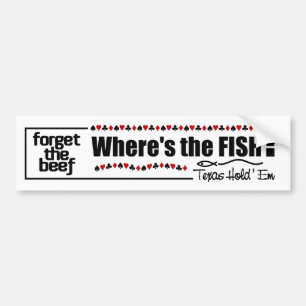 Adesivo Para Carro Polker Fish bumpersticker