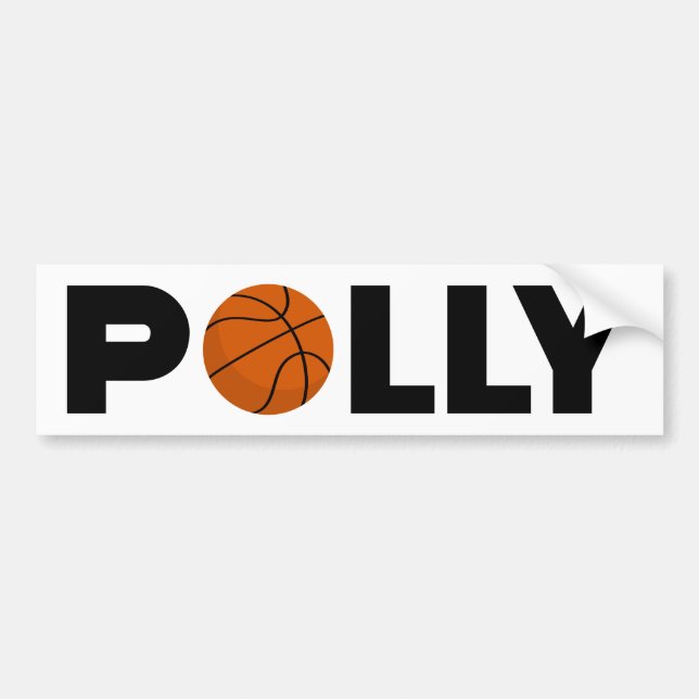 Adesivo Para Carro Polly Basball (Frente)