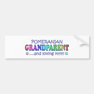 ADESIVO PARA CARRO POMERANIANO