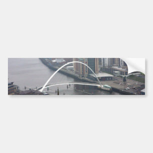 Adesivo Para Carro Ponte do Milênio de Newcastle com Tyne