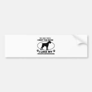 Adesivo Para Carro "ponteiro wirehaired alemão" "probabilidade de