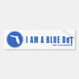 Adesivo Para Carro Ponto azul Florida