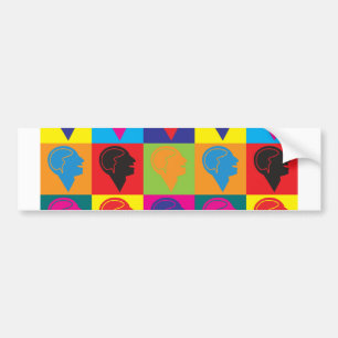 Adesivo Para Carro Pop art do psiquiatria