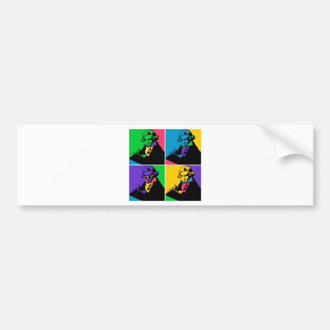 Adesivo Para Carro Pop Beethoven (Frente)