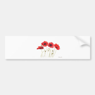 Adesivo Para Carro Poppies