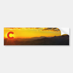 Adesivo Para Carro Pôr do Sol Colorado III