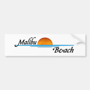 Adesivo Para Carro Por do sol de Malibu
