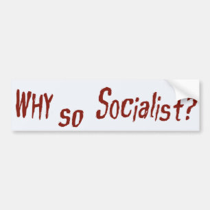 Adesivo Para Carro Por que tão socialista?