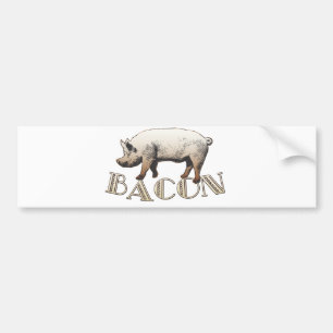 Adesivo Para Carro Porco do Acrobat BACON