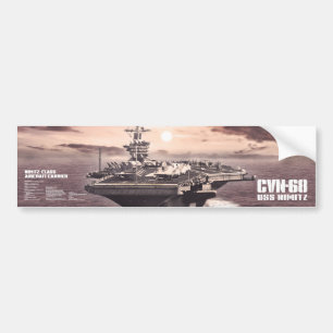 Adesivo Para Carro Porta-aviões Nimitz Bumpersticker