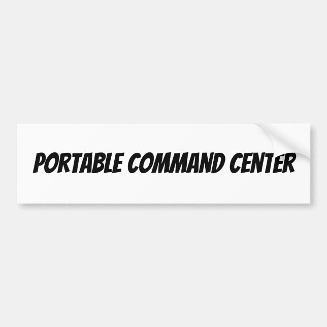 Adesivo Para Carro portable command center (Frente)
