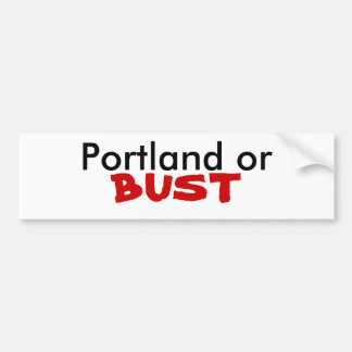 Adesivo Para Carro Portland ou BUSTO